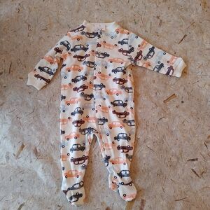 ⭐️NWT Baby Car Print One Piece Kids Onesie Joe Fresh Size 0-3 M Shower Gift